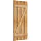 Ekena Millwork Spaced Board-n-Batten Shutters w/Z-Bar, Rough Sawn Western Red Cedar, 23W x 44H, PR RBS06Z23X044RWR - alternate 5